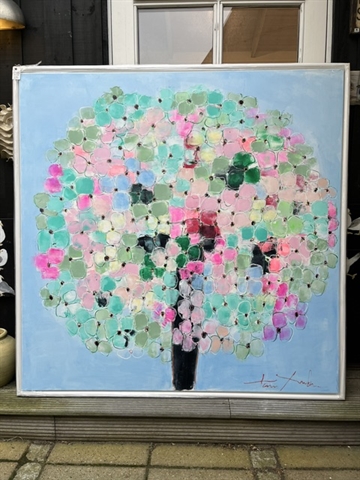 Maleri 135 x135 cm